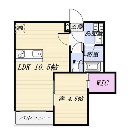 高畑駅 徒歩12分 1階の物件間取画像